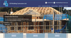 Desktop Screenshot of csfbuildingcontractors.com
