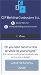 Mobile Screenshot of csfbuildingcontractors.com